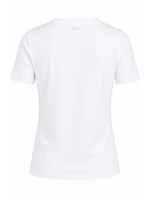 T-shirt MMLMULINO in cotone stretch bianco MM Max Mara | 2616971018600001